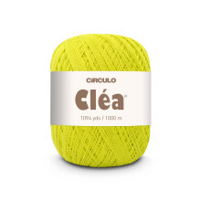Cirulo CLEA YARN - Hilo de crochet Tamao fino 10-8/2 Perfecto para tejer - Algodn brasileo 100% mercerizado (paquete de 1 bola) - 5.3 oz 1094 yds