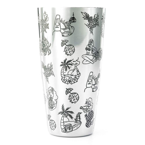 Barfly Cocktailblikje Groot 28 oz (828 ml) RVS Tiki 1