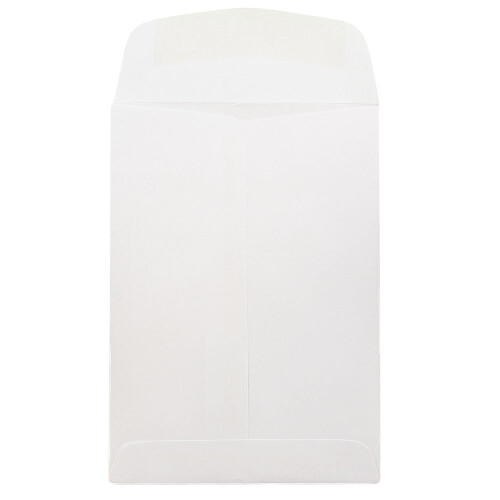 Jam Paper 5 1/2 x 7 1/2 open eindcatalogus Commercile enveloppen - wit - 25/pack 1