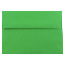 JAM PAPER A8 Värilliset kutsukuoret - 5 1/2 x 8 1/8 - Vihreä kierrätetty - 25 kpl / pakkaus