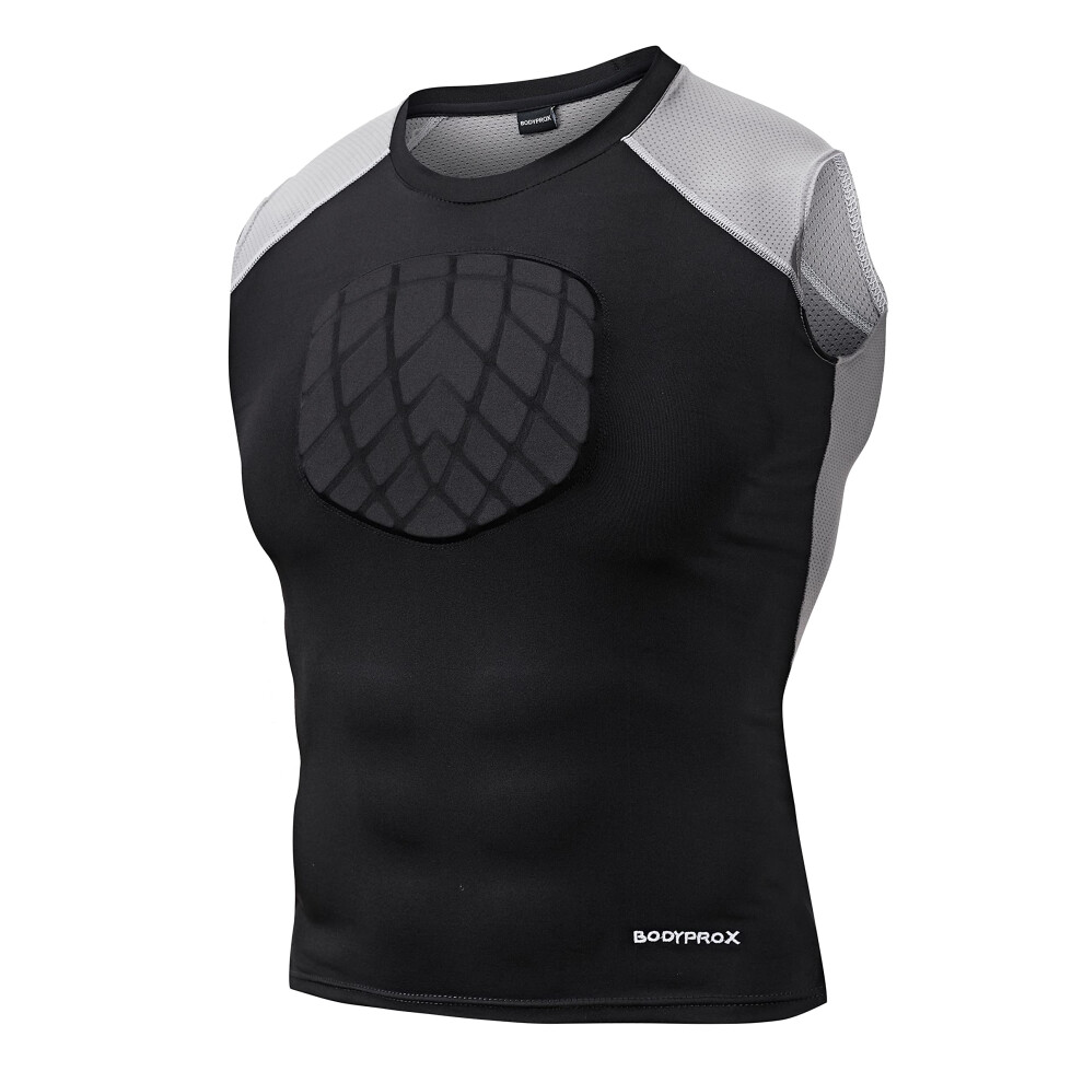 Camiseta De B Isbol Con Protecci N De Pecho (Para J Venes, Talla L)-image