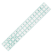 MANUFORE 15 x 30 cm Syning Akryl lineal Anti-Slip metrisk lineal DIY Quilting Vrktj med klare trykte linjer til prcis klipning