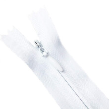 25 STKS Nylon Onzichtbare Rits DIY Naaien Ritsen voor Handgemaakt Kledingstuk/Tassen/Huishoudtextiel Kleermaker Riool Crafter's Special (18 inch Wit)