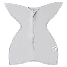 BEBon Transition Swaddle - Boppa indossabile per bambini - Accogliente involucro del sacco per sonno con cerniera a 2 vie - Viscose di bamb al 95% s