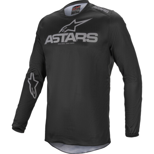 Alpinestars Fluid Graphite Jersey sort/mørkegrå SM (3762321-111-S)