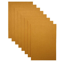 JTNOHX Stiff Felt 2mm tykke filtplader til håndværk 8 """" X12 """" Hard Felt Fabra Squares 8pcs til DIY -projekter (brun)