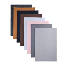 JTNOHX Stiff Felt 2mm tykke filtplader til håndværk 8 """" X12 """" Hard Felt Fabric Squares 8PCS til DIY -projekter (Gray Brown Series)