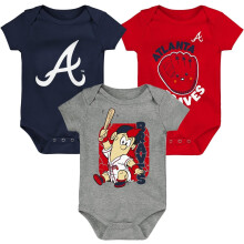 Prebalovacia s prava Outerstuff MLB pre novorodencov a dojcat 0-24 mesiacov, 3-dielna, s opaskami (3/6 mesiacov), New York Mets