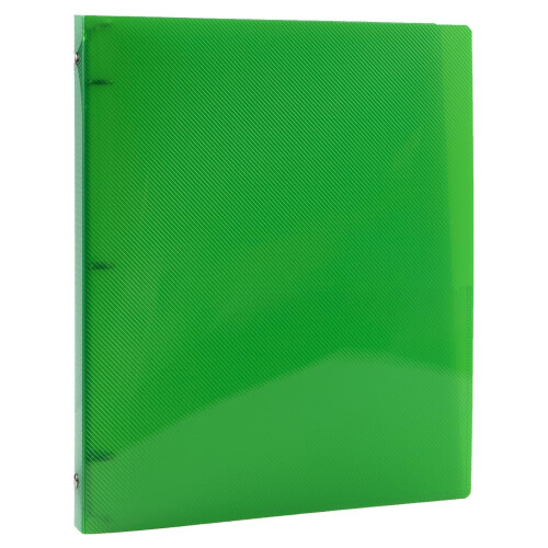 JAM PAPER Pasta de plstico de 0,5 polegadas - Pasta verde com 3 argolas - Vendida individualmente 1