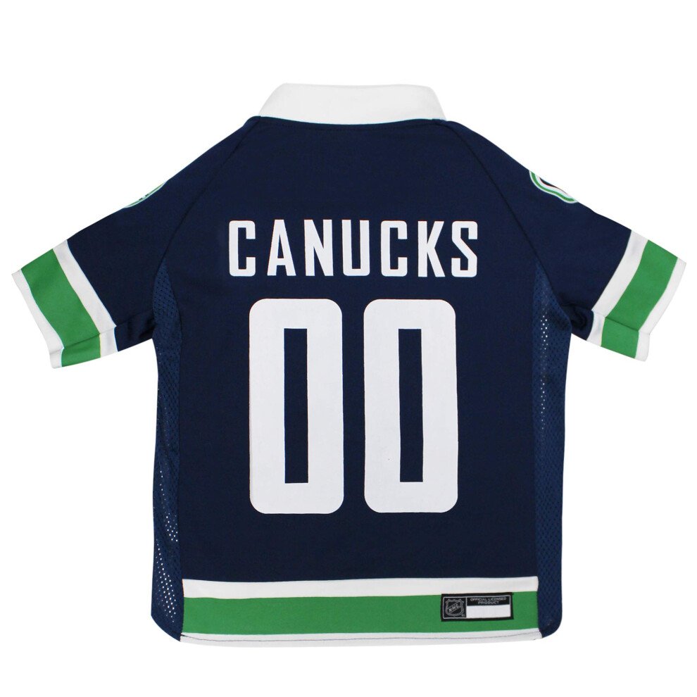 Photos - Dog Clothing Pets First NHL Vancouver Canucks Jersey for Dogs & Cats Medium. - Let Your Pet be a Real NHL Fan! VAN-4006-MD 