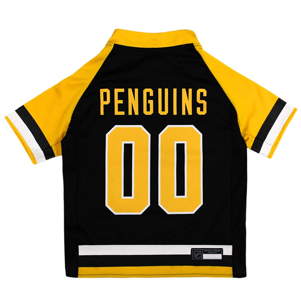 Photos - Dog Clothing Pets First NHL Pittsburgh Penguins Jersey for Dogs & Cats Medium. - Let Your Pet Be A Real NHL Fan! PEN-4006-MD