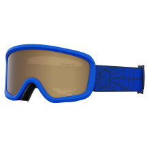 Giro Giro Goggles de esqu para nios pequeos - Goggles de snowboard para nios y nias - Trima azul solar correa de toque con lente de rosa mbar