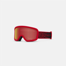 Giro Chico 2.0 gafas de esqu para nios pequeos - gafas de snowboard para nios nios y nias 2-4 - correa roja solar de estilo con lente escarlata