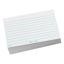 Rite In The Rain Weatherproof Index Cards  3"""" x 5""""  Universal Pattern  White (No. 191)