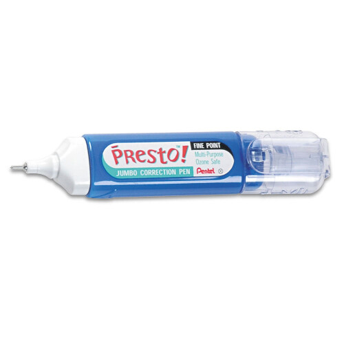 Pentel Presto! Multipurpose Correction Pen 12 ml Vit Sljs som frpackning om 6