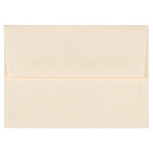 Envelopes de convite em pergaminho JAM PAPER A2 - 4 3/8 x 5 3/4 - Reciclado natural - 50/pacote