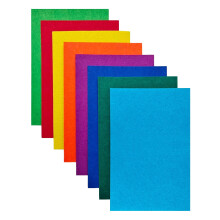 JTNOHX Stiff Felt 2mm tykke filtplader til håndværk 8 """" X12 """" Hard Felt Fabric Squares 8PCS til DIY -projekter (Rainbow Color Series)