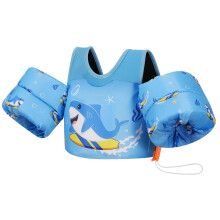Chaleco de natacin Moko para nios pequeos-lindos flotadores para nios pequeos con silbato de emergencia para nios y nias 13-20-30 libras alas