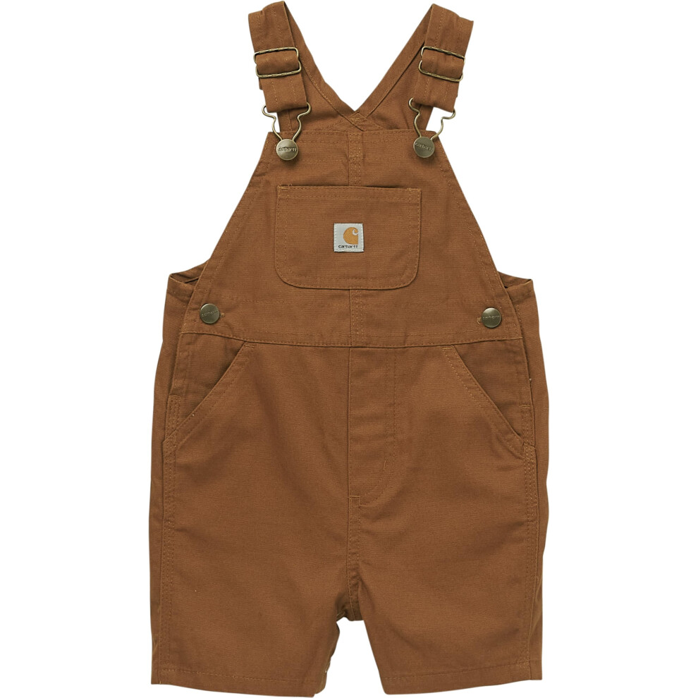 Carhartt Unisex Baby Loose Fit Canvas Shortall  Carhartt Brown  9M