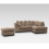Snugg Furniture (Right Hand Corner, Coffee) Milo Jumbo Cord Corner Sofa with Footstool 1
