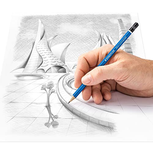 Staedtler STAEDTLER Mars Lumograph 8H Graphite Art Zeichenstift, 6 Stifte 2