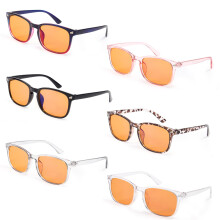 MIGSIR 6-pakowe okulary blokujace niebieskie swiatlo do gier komputerowych Modne falszywe okulary przeciw zmeczeniu oczu dla kobiet mezczyzn (6 szt.