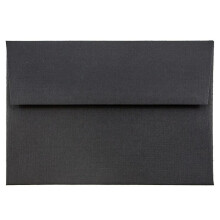 Sobres de invitacin premium de 4bar A1 - 3 5/8 x 5 1/8 - Lino negro - 50/paquete