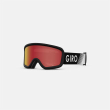 Giro Chico 2.0 gafas de esqu para nios pequeos - Goggles de snowboard para nios nios y nias 2-4 - Correa de zoom negro con lente escarlata mba