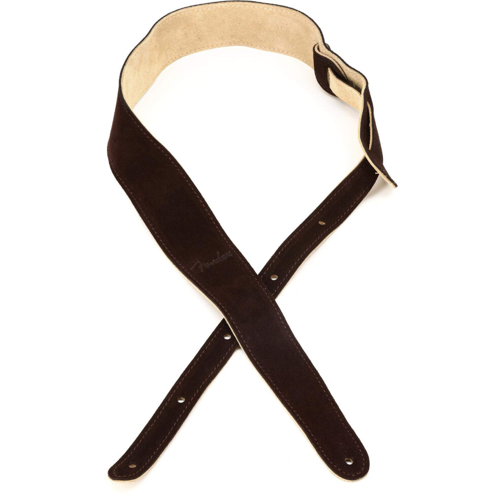 Fender Reversible Suede Guitar Strap Guitar Accessories 2In Brown/Tan