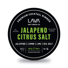LAVA Premium Jalapeno Citrus Margarita Salt Cocktail Rimmer Tutto Naturale Spicy Margarita Rimmer Sale Marino Rocce Vero Lime Senza Biossido di S