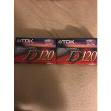 TDK D120 High Output IECI / Type I Normal Position Audio Cassettes (2 Pack)