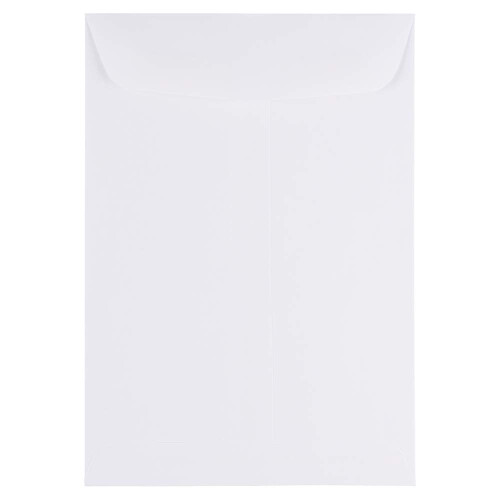 JAM PAPER 7 x 10 Open End Catalog Commercial Envelopes - White - 25/Pack