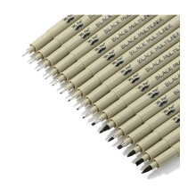 Mr. Pen- Ritningspennor fr konstnrer 16 storlekar Svarta Multiliner Artist pennor Mikropennor fr ritning Blck Pennor fr ritning Skisspennor