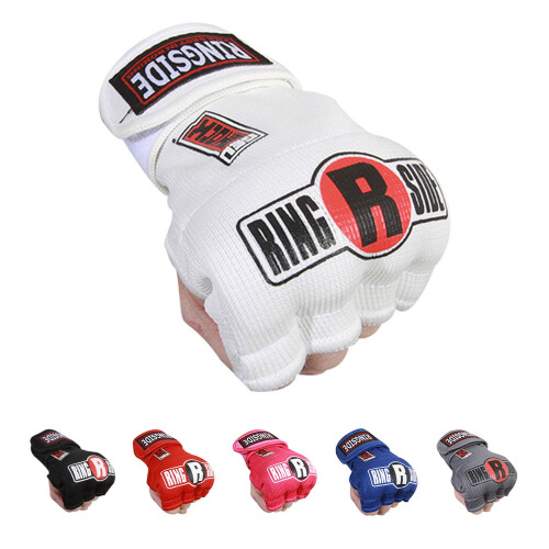 Ringside Quick Wrap Gel Shock MMA Boksbandages Groot/Xlarge Wit