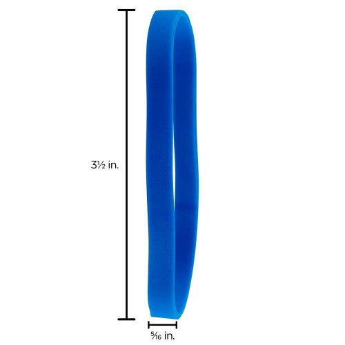 JAM PAPPER Slitstarka gummiband - storlek 64 - Bl multifunktionsgummiband - 100/pack 1