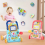 Baby Walker Trolley Early Educational Learning Walking Pushing Wheel 7