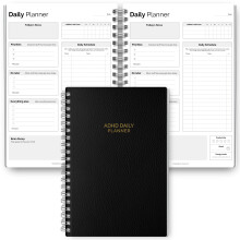 ADHD Daily Planner for Neurodivergent Adults - Productivity Daily Planner & Task Management to Stay Organized and Focused (Mono)