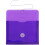 JAM PAPER Plastic Envelopes with Button & String Tie Closure - Index Size - 5 1/2 x 7 1/2 - Purple - 12/Pack 2