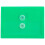 JAM PAPER Plastic Envelopes with Button & String Tie Closure - Index Size - 5 1/2 x 7 1/2 - Green - 12/Pack 1