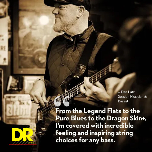 DR Strings PURE BLUES Bass Guitar Strings (PB6-30) 1