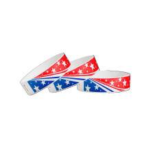 WristCo Star Stream USA Tyvek-Armbnder fr Veranstaltungen  500 Stck x 10  wasserdichte, recycelbare, bequeme, reifeste Papierarmbnder, Armbnd