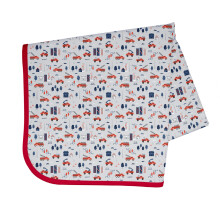 BapronBaby Be Brave Firefighter Splash Mat - Waterproof Catch-All for Under High Chairs Floors Tables Playtime or Arts & Crafts - Machine Washable