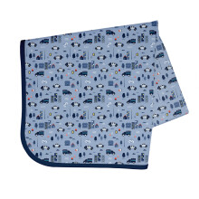 BapronBaby Be Brave Police Patrol Splash Mat - Waterproof Catch-All for Under High Chairs Floors Tables Playtime or Arts & Crafts - Machine Washabl