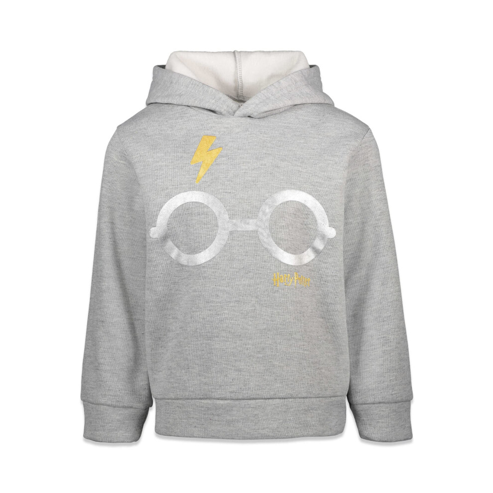 Harry Potter Gryffindor Toddler Boys Fleece Pullover Hoodie Grey 4T