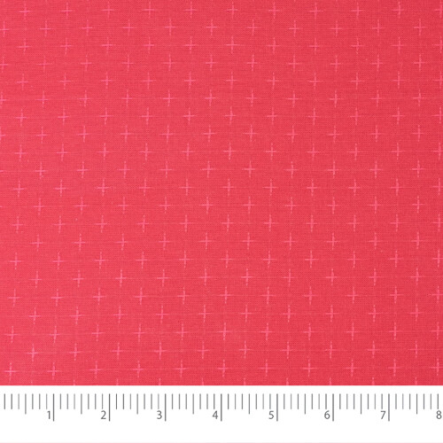 Singer Ύφασμα κεντήματος Singer Fabric 100% βαμβακερό, κομμένο από την αυλή, κόκκινο
