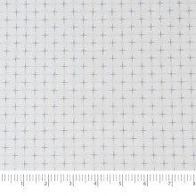 Singer Fabric, 100 % Baumwolle, Stickstoff, Meterware, Wei