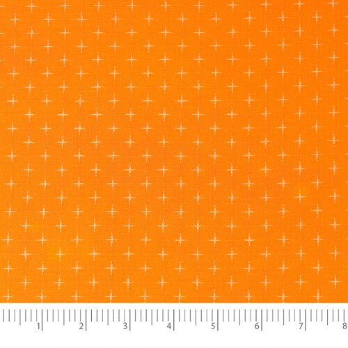 Singer Ύφασμα κεντήματος Singer Fabric 100% βαμβάκι, κομμένο από την Yard, πορτοκαλί