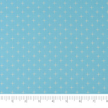 Singer Fabric, 100 % Baumwolle, Stickstoff, Meterware, Blau