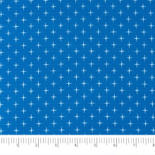 Singer Fabric, 100 % Baumwolle, Stickstoff, Meterware, Marineblau