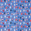 Singer Singer 100 % Baumwolle Patriotic Popsicles Allover Cut Meterware 1
